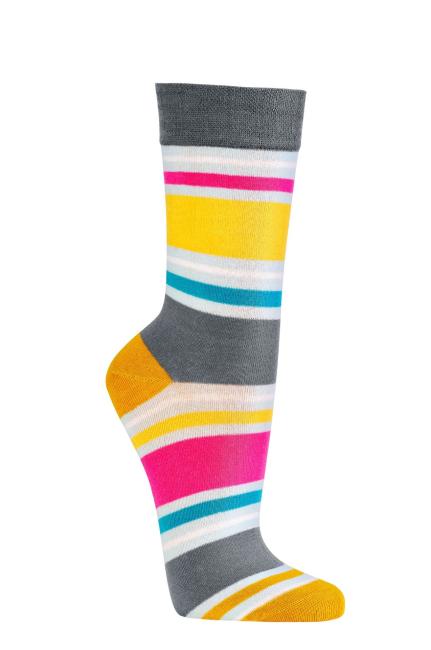 6 Paar TippTexx 24 Damensocken Tausendschön